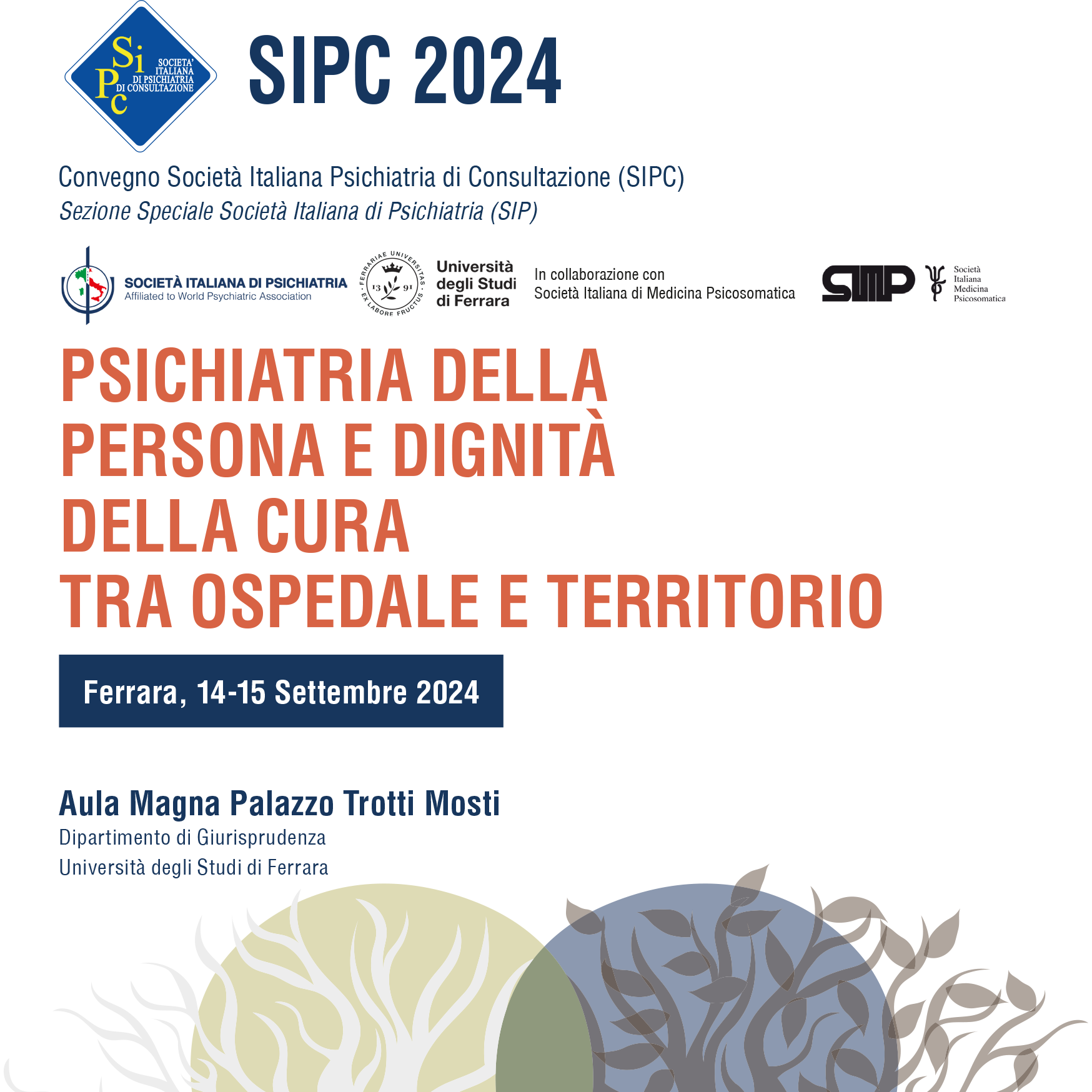 Convegno SIPC 2024: Psichiatria della persona e dignità della cura tra ospedale e territorio